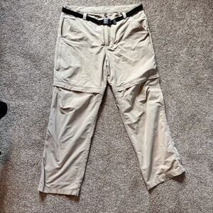 Koppen Pant Men's Cargo Gorpcore Convertible  Belted Hiking Outdoor Size Large